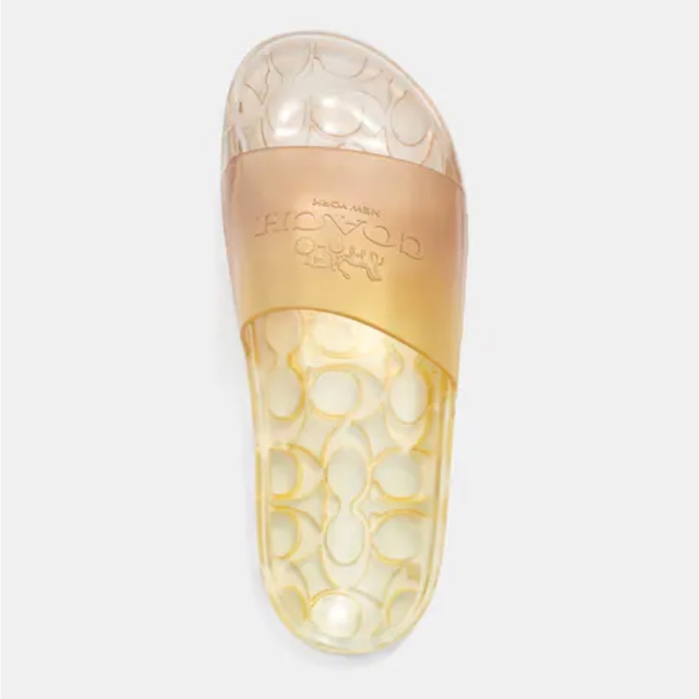 𝓒O𝓐𝓒𝓗 Women's Ulyssa Jelly Pool Slides w/box - Picture 15 of 15